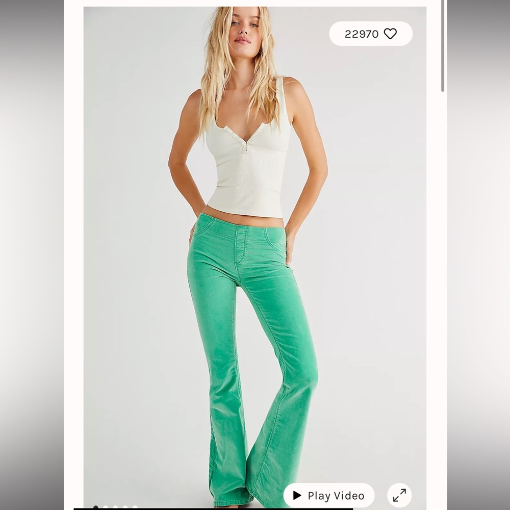 Free people corduroy flares